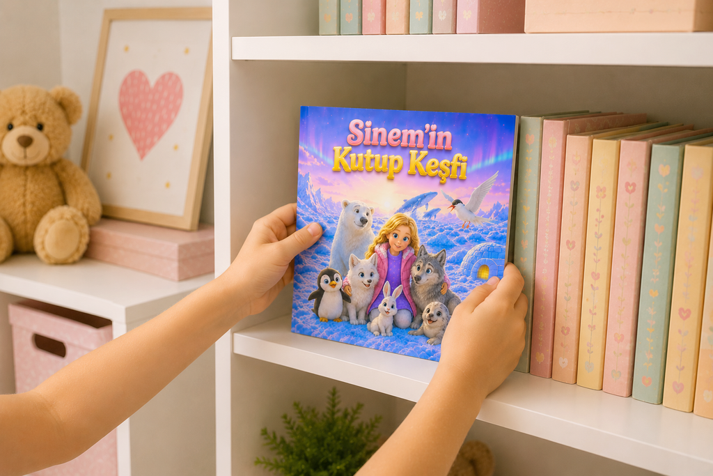 Sinem'in Kutup Keşfi - Kişiye Özel çocuk Hikâye Kitabı