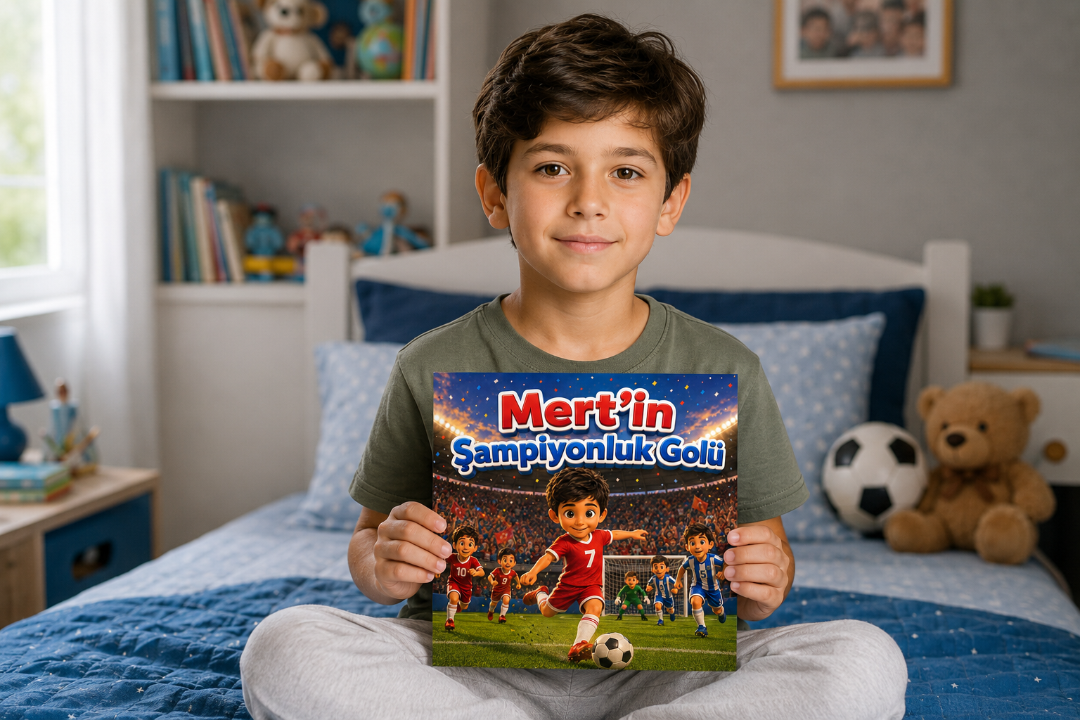 Mert'in Şampiyonluk Golü - Kişiye Özel Hikâye Kitabı