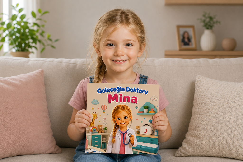 Geleceğin Doktoru Mina - Kişiye Özel Hikâye Kitabı