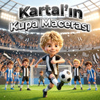 Kartal'ın Kupa Macerası - Fotoğraftan Kitap - Kişiye Özel Beşiktaşlı Çocuk Kitabı