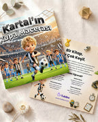 Kartal'ın Kupa Macerası - Fotoğraftan Kitap - Kişiye Özel Beşiktaşlı Çocuk Kitabı