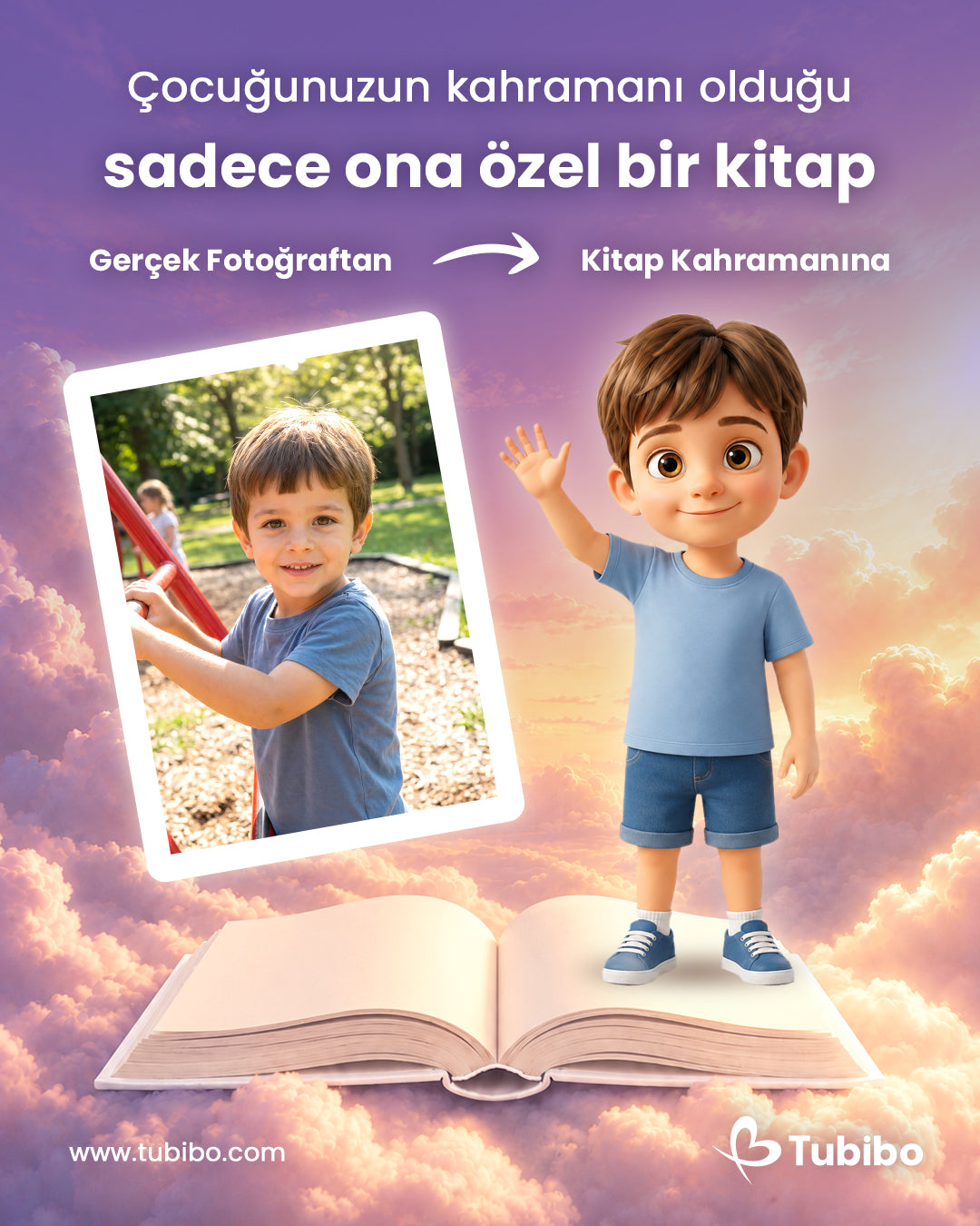 Yaş günü hediyesi kişiye özel kitap