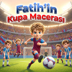 Fatih'in Kupa Macerası - Kişiye Özel Trabzonsporlu Çocuk Kitabı - Fotoğraf ve Adı ile Kitap