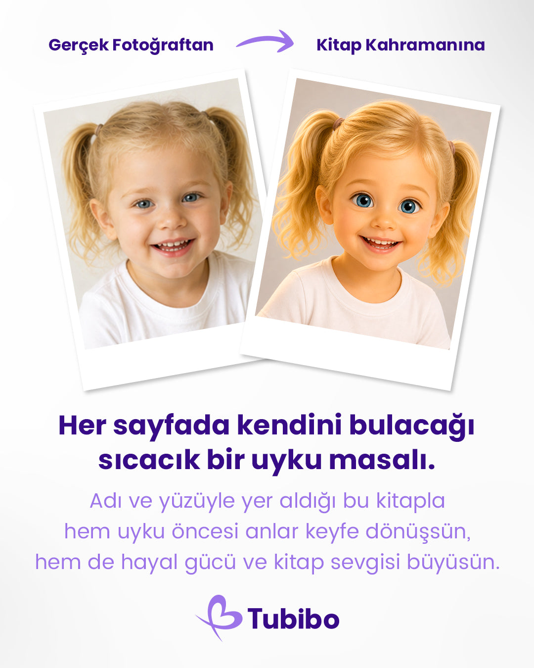 Kişiselleştirilmiş bebek masal kitapları