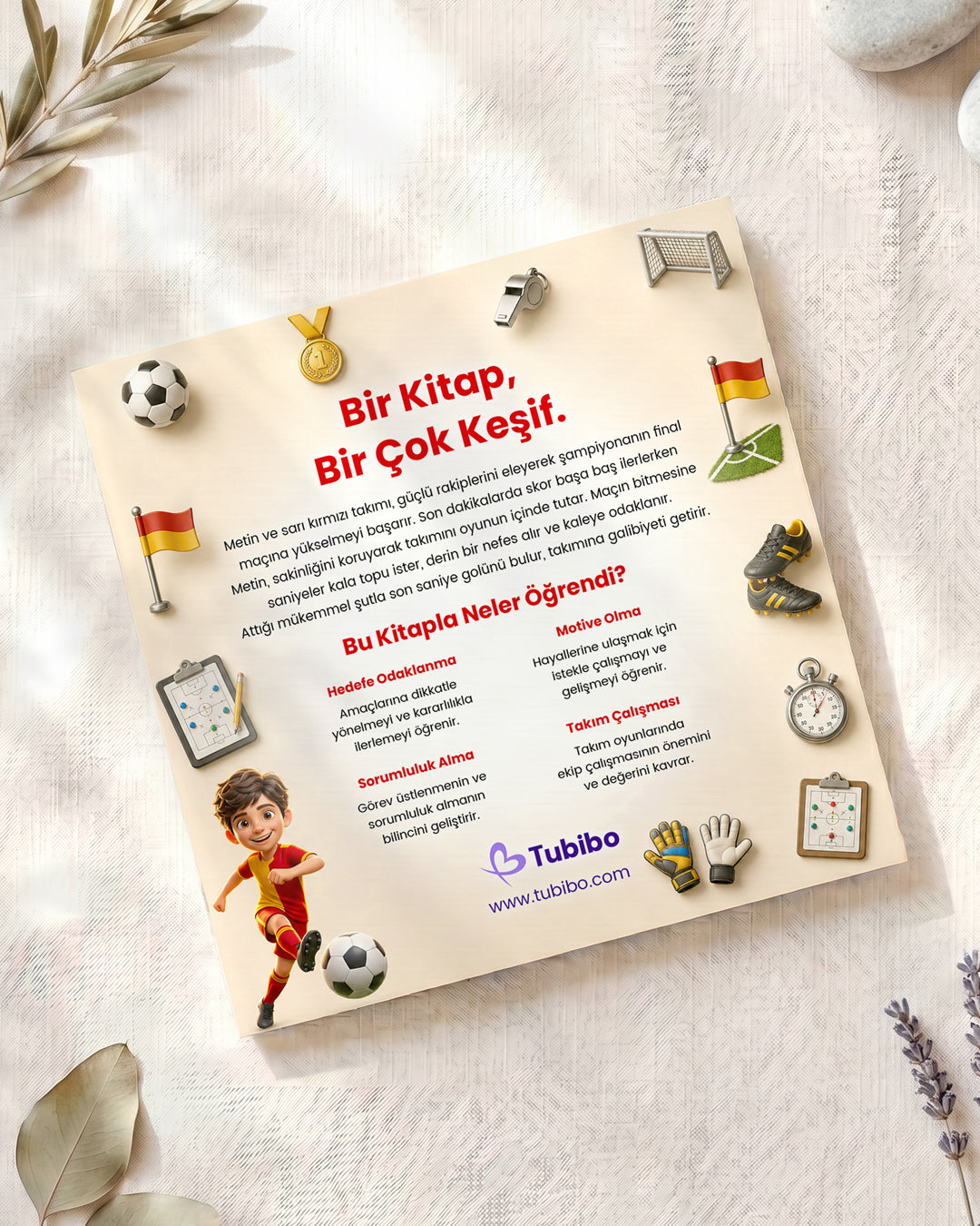 Metin'in Kupa Macerası - Kişiye Özel Galatasaraylı Çocuk Kitabı - Fotoğraftan İsme Özel Kitap