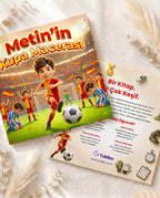 Metin'in Kupa Macerası - Kişiye Özel Galatasaraylı Çocuk Kitabı - Fotoğraftan İsme Özel Kitap