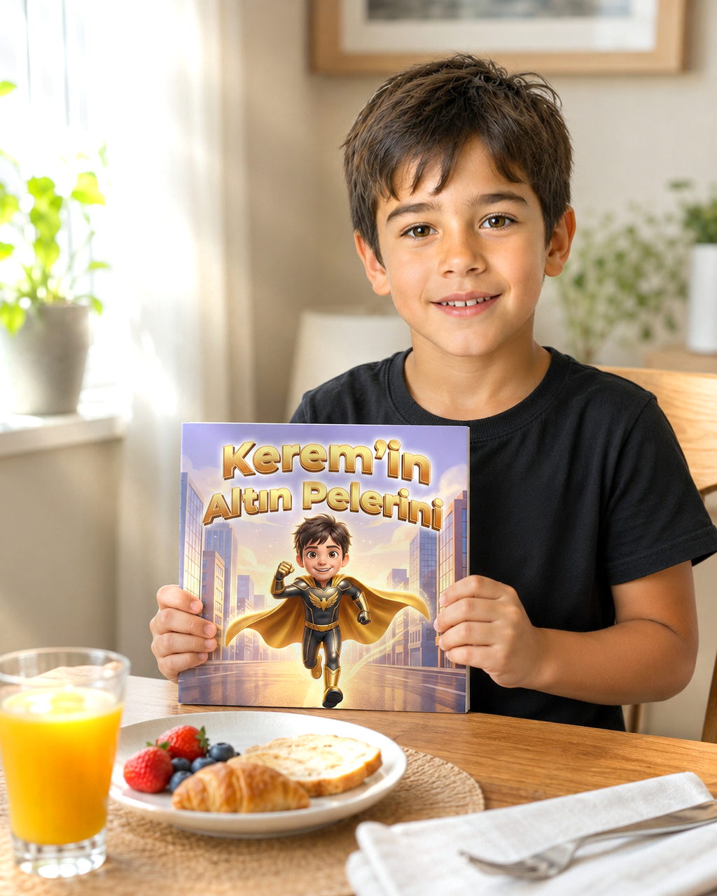 Kerem'in Altın Pelerini - Kişiye Özel Çocuk Kitabı