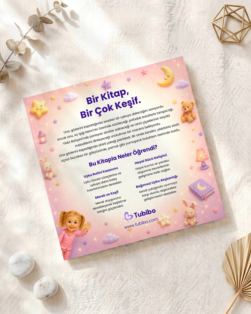 Kişiselleştirilmiş çocuk uyku masal kitapları