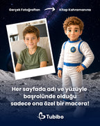 Astronot Mehmet ve Uzay Yolculuğu - Kişiye Özel Çocuk Kitabı