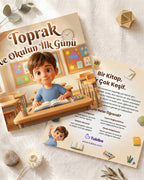 Toprak ve Okulun İlk Günü - Kişiye Özel Çocuk Kitabı