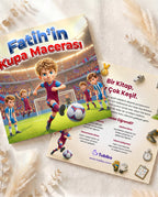 Fatih'in Kupa Macerası - Kişiye Özel Trabzonsporlu Çocuk Kitabı - Fotoğraf ve Adı ile Kitap